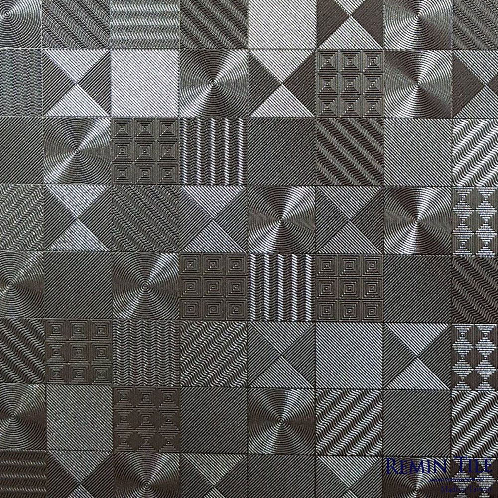 金屬花磚 立體花磚 幾何花磚 壁磚 台北門市 實磚展示