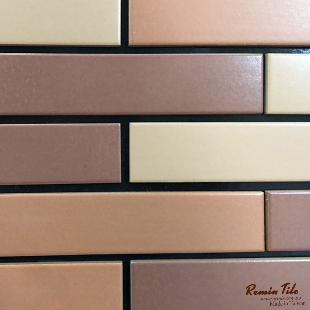 陶磚 二丁掛 外牆磚 台北門市 實磚展示