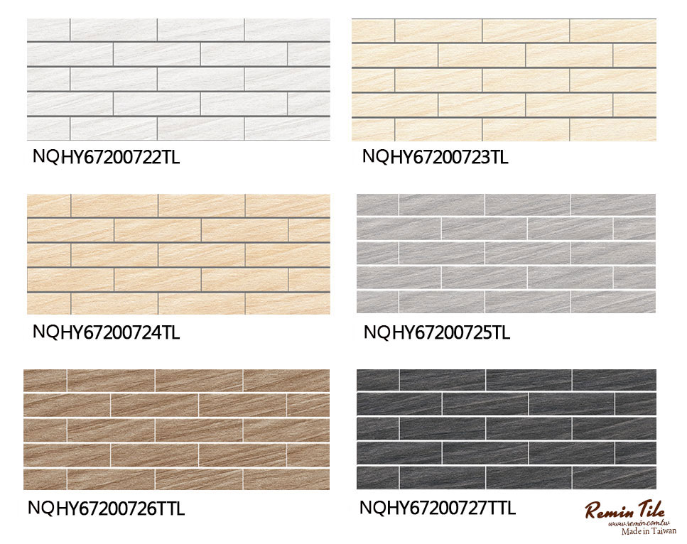 外牆磚 二丁掛 石紋磚 台北門市 實磚展示