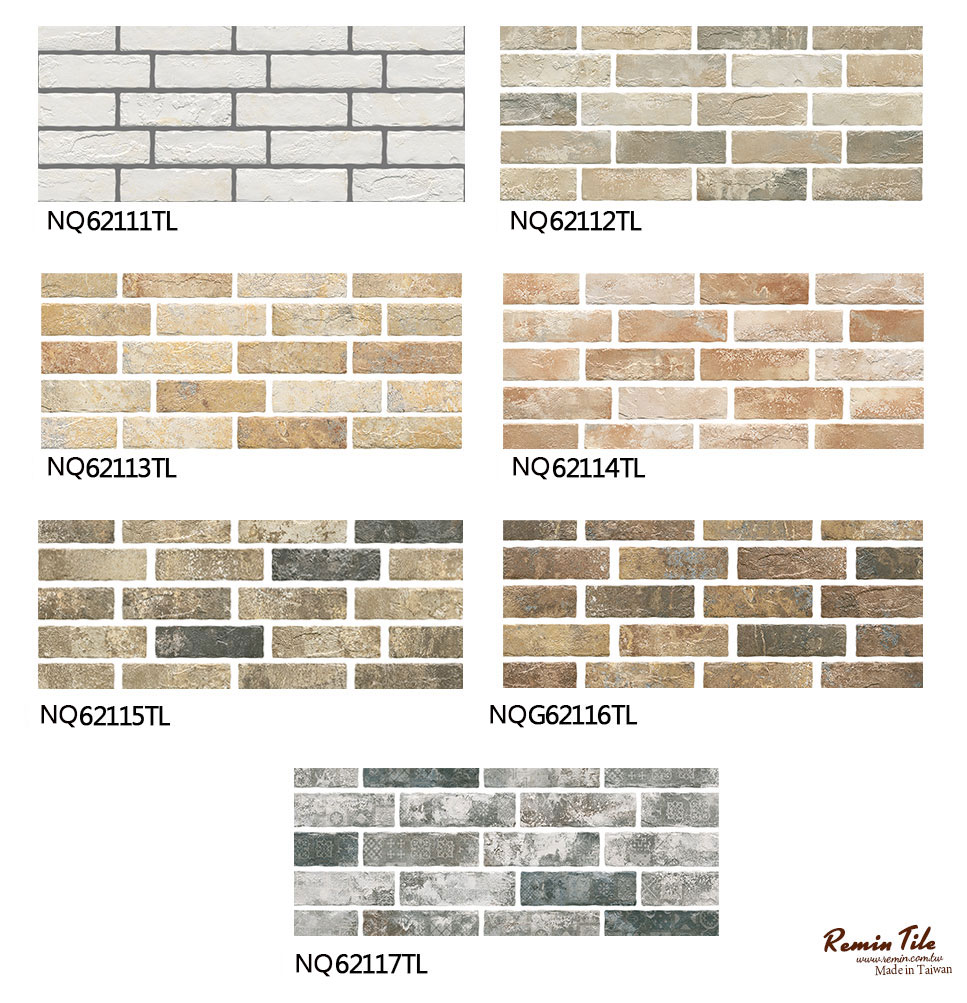 紅磚牆 外牆磚 二丁掛 台北門市 實磚展示