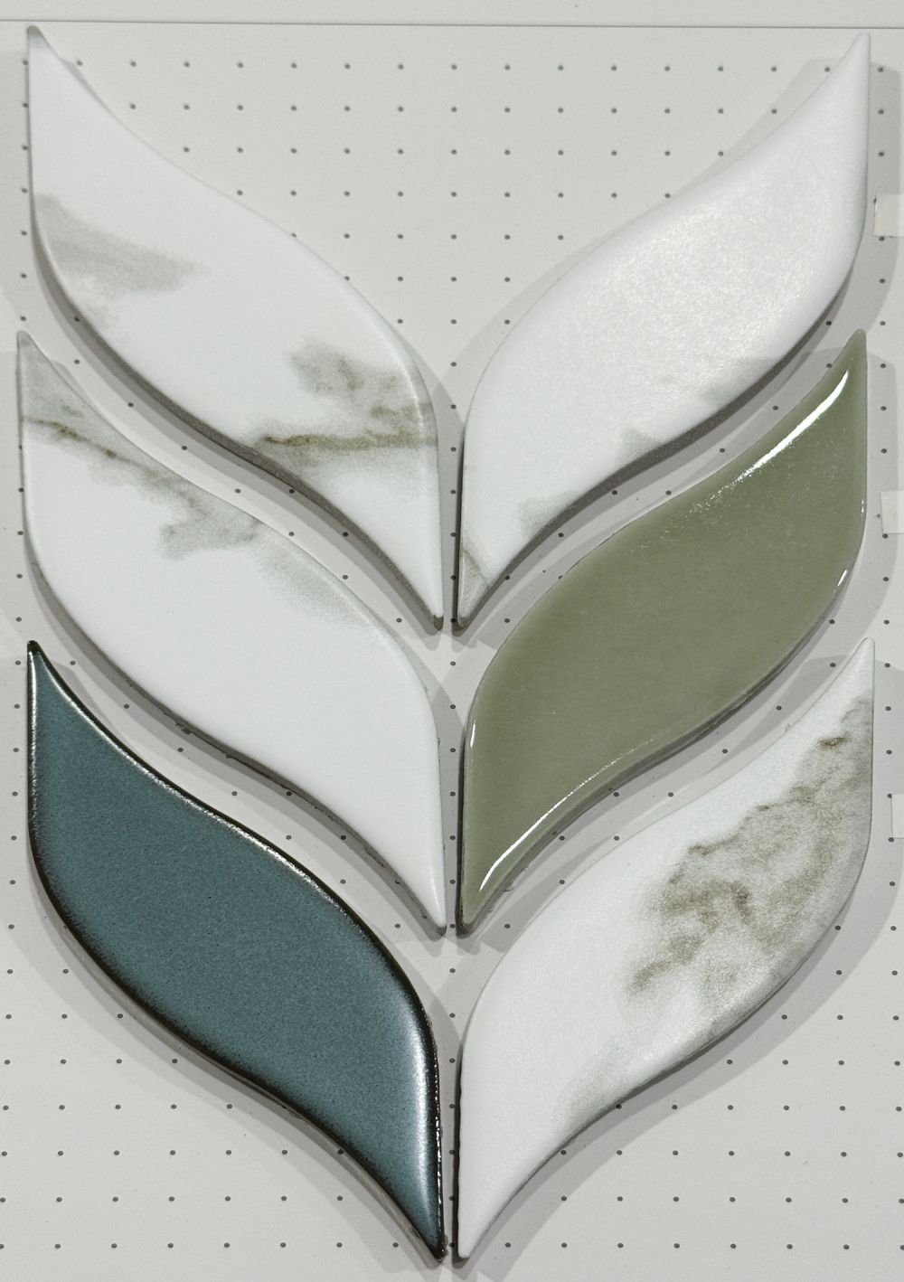 大理石紋葉型馬賽克