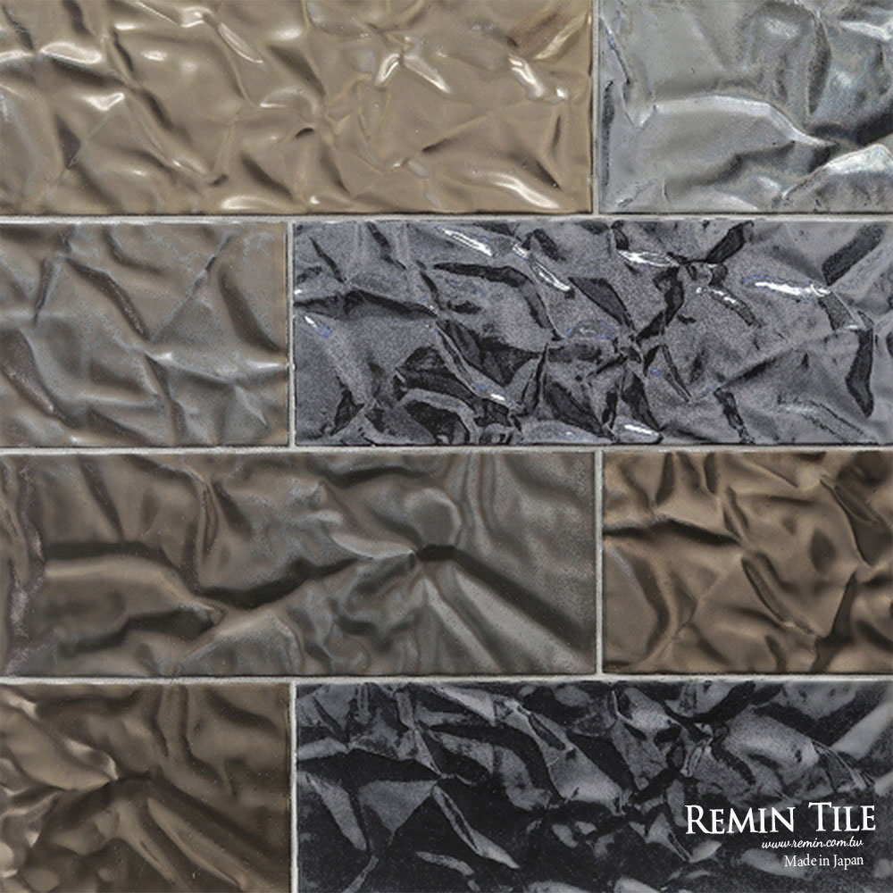 金屬磚 立體紋磚 台北門市 實磚展示