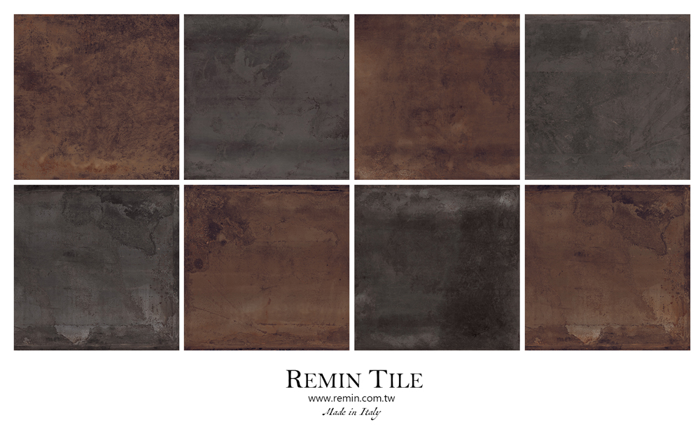 金屬磚 鐵鏽磚 壁磚 地磚 台北門市 實磚展示