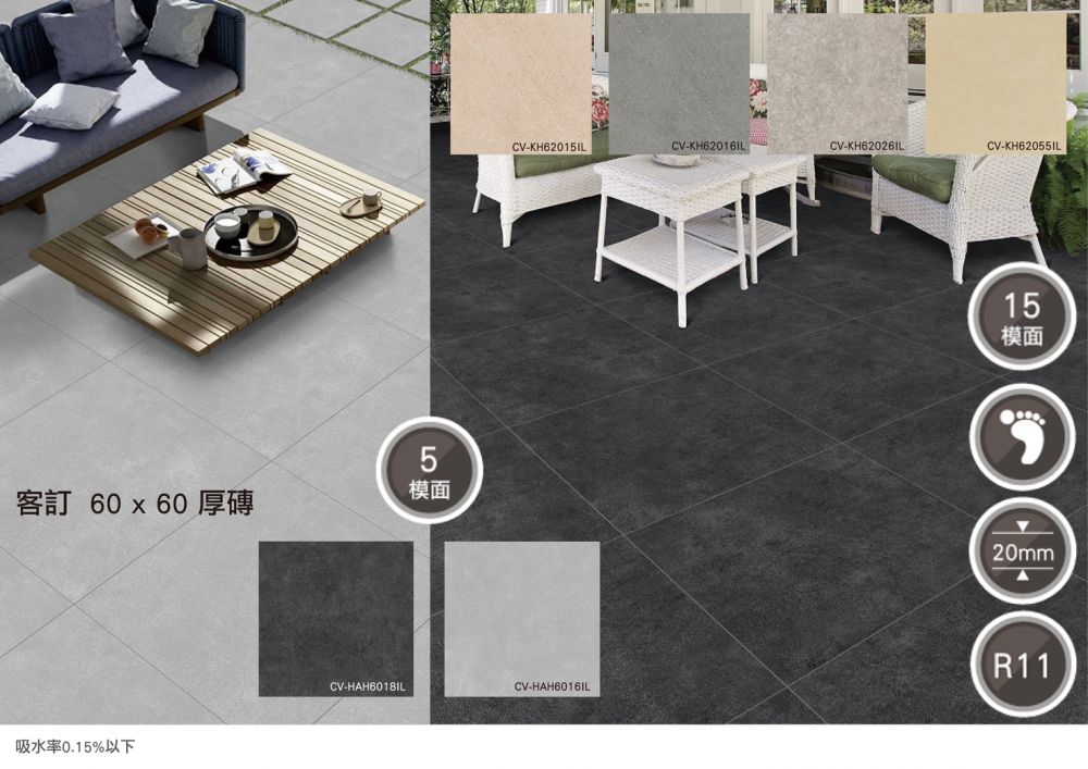 止滑磚 防滑磚 露臺磚 天臺磚