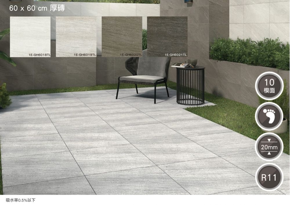 厚磚 止滑磚 防滑磚 露臺磚 天臺磚