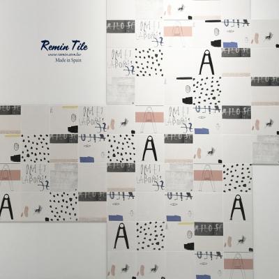 花磚造型牆-婕德