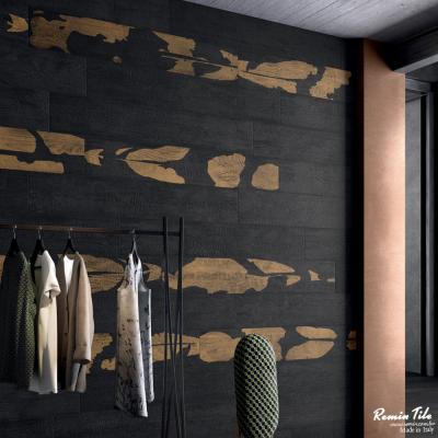 黑色木紋磚-柏金