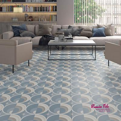 普普風花磚-水母