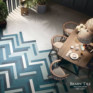 木紋磚-海藍木紋