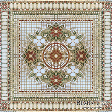 玄關磚 電梯磚-鑲嵌花磚