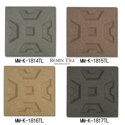 防滑磚-車步道萬字磚