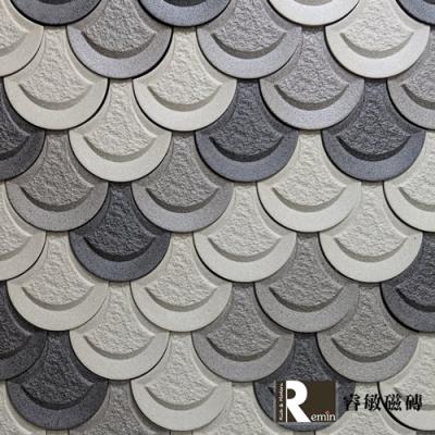 窯燒花崗石-扇型車道磚