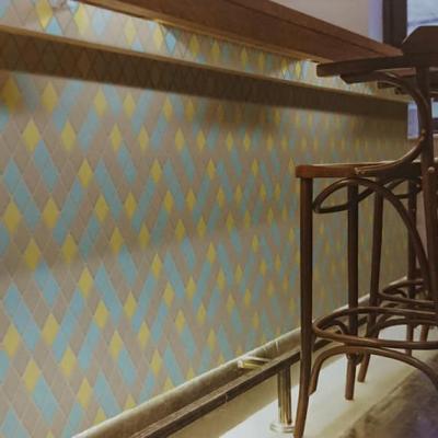 菱形馬賽克-格紋排列