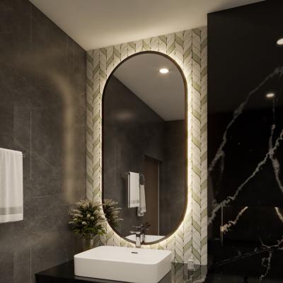 大理石紋葉型馬賽克