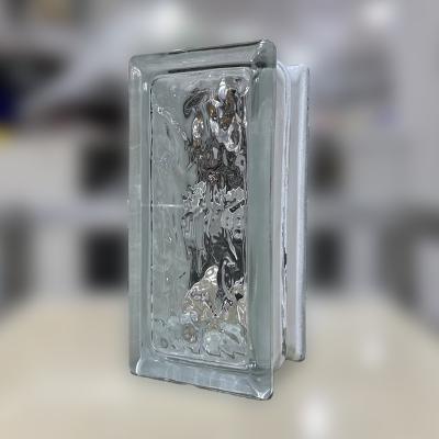 空心玻璃磚-水波紋半磚
