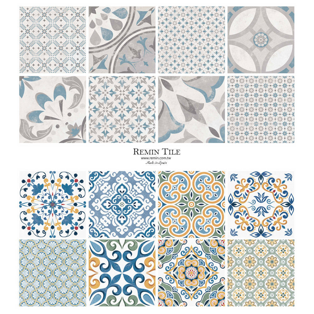 復古花磚 花磚 壁磚 地磚 台北門市 實磚展示