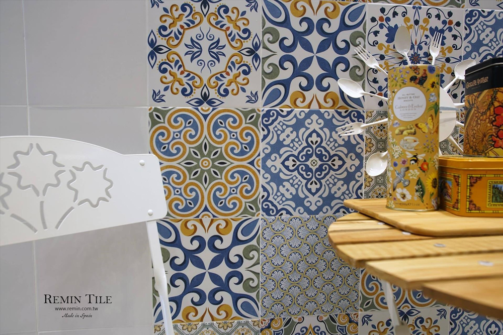 復古花磚 花磚 壁磚 地磚 台北門市 實磚展示