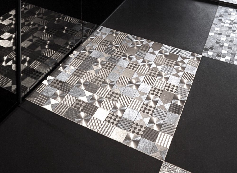 金屬花磚 立體花磚 幾何花磚 壁磚 台北門市 實磚展示