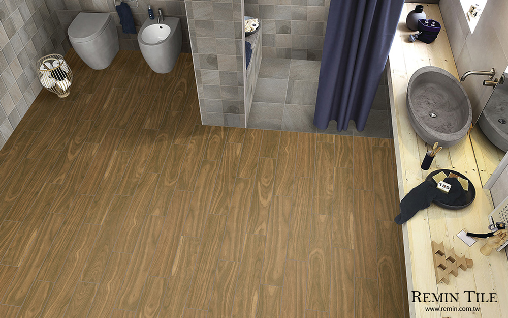 木紋磚 國產木紋磚 地磚 壁磚 台北門市 實磚展示