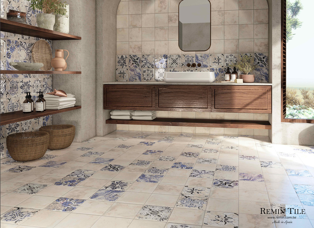 花磚 花草磚 復古花磚 仿舊花磚 植物磚 地磚 壁磚 台北門市 實磚展示