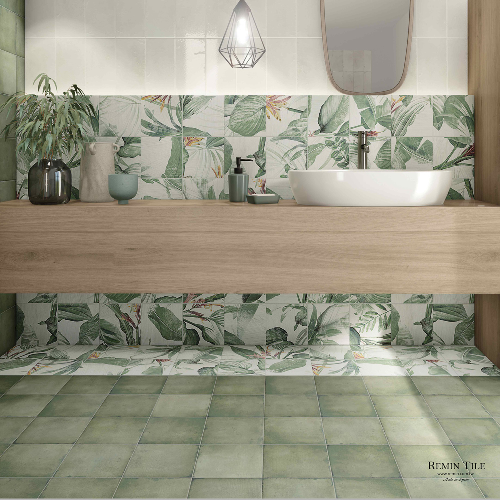 花草磚 花磚 壁磚 地磚 台北門市 實磚展示