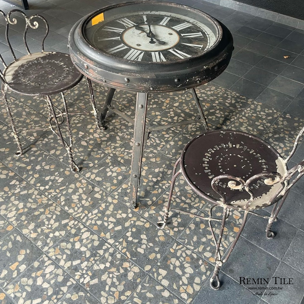 霧面水磨石磚 霧面磨石子磚 霧面洗石子磚 地磚 壁磚 小磚 方磚 復古磚 台北 門市