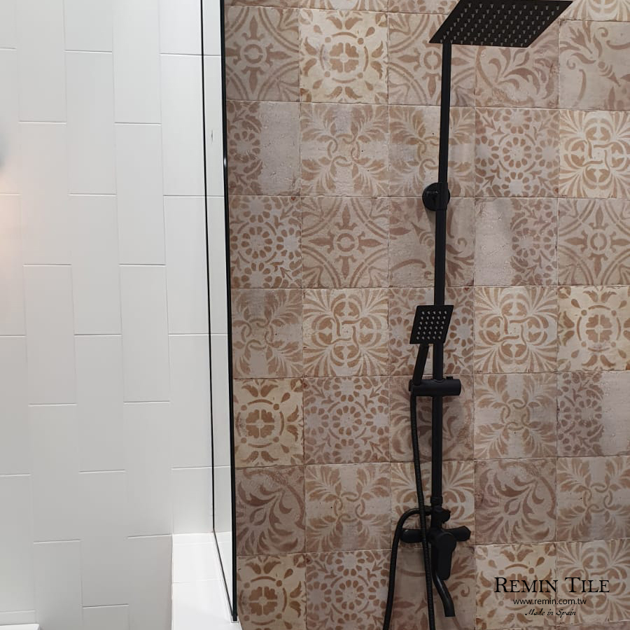 花磚 愛馬仕磚 仿舊磚 地磚 壁磚 台北門市 實磚展示