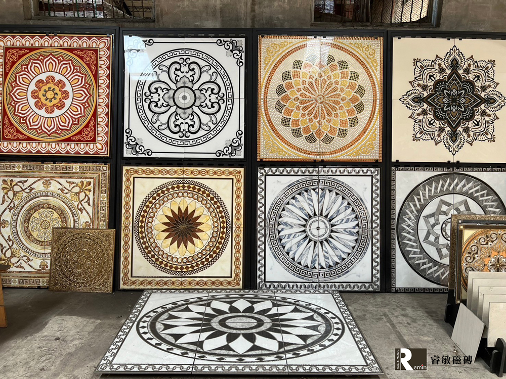 電梯磚 梯廳磚 玄關磚 大廳磚 台北門市 實磚展示