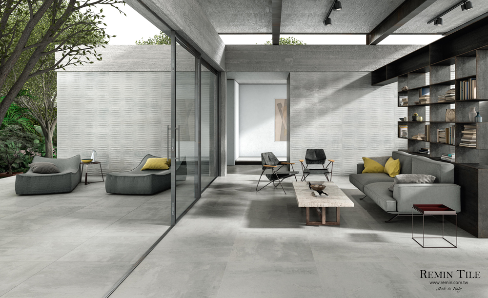 清水模 工業風 地磚 壁磚 台北門市 實磚展示