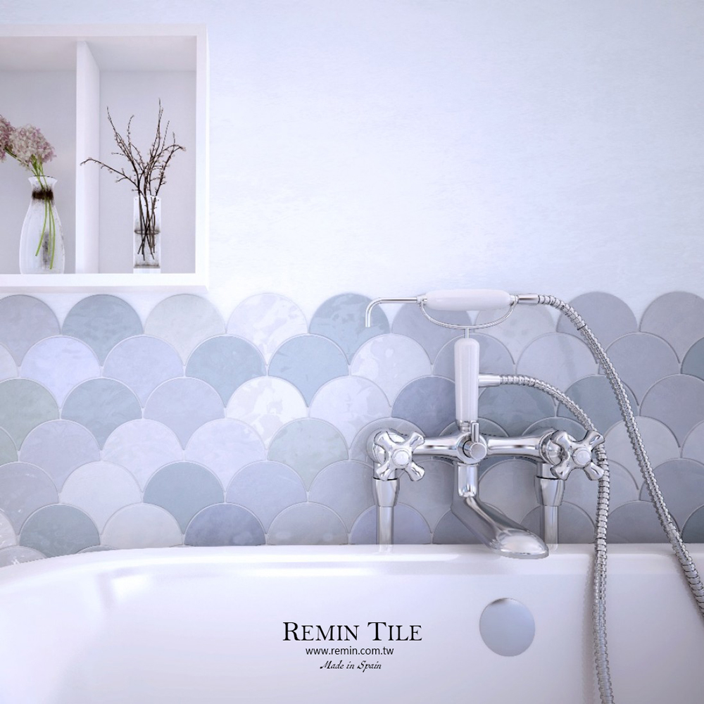 造型磚 魚鱗磚 地鐵磚 杏花磚 杏葉磚 防濺板 台北門市 實磚展示