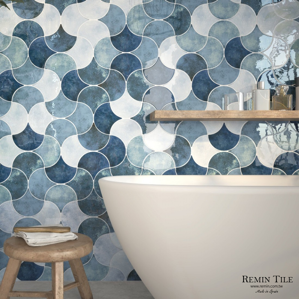 造型磚 魚鱗磚 地鐵磚 杏花磚 杏葉磚 防濺板 台北門市 實磚展示