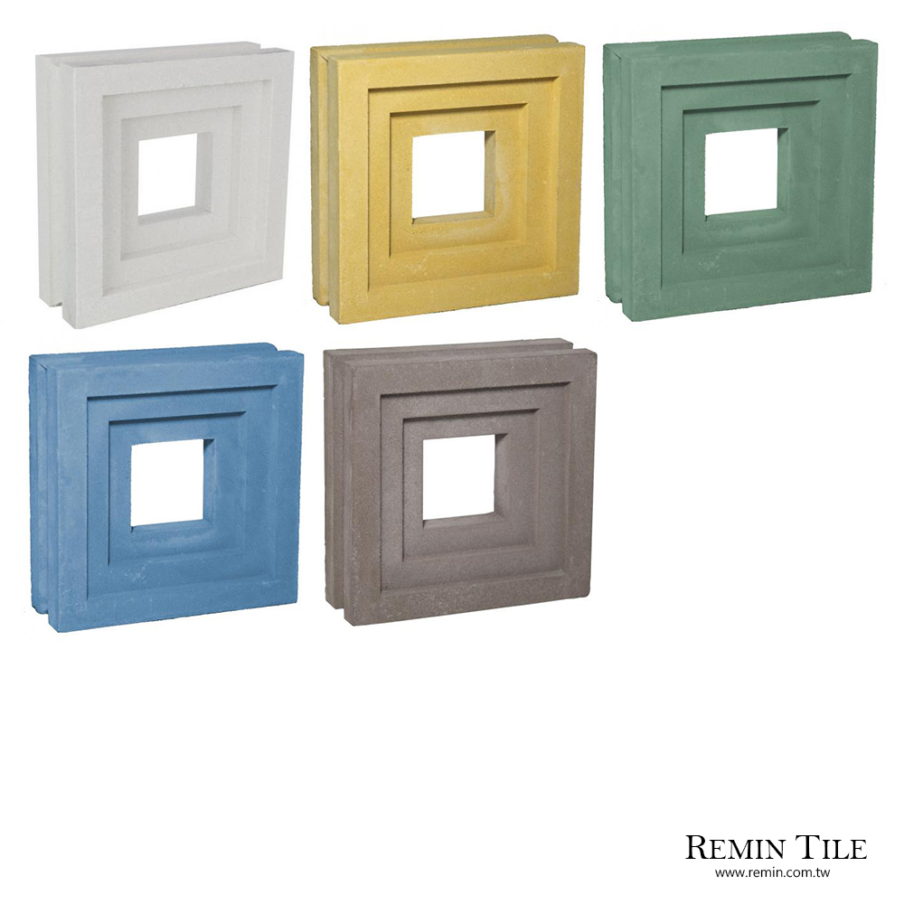 彩色花格磚 彩色窗格磚