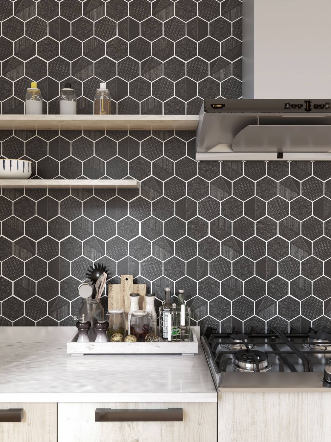 立體六角馬賽克